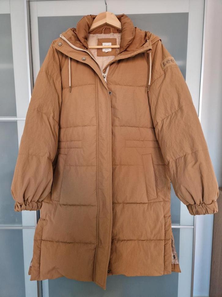 Lee Gewatteerde Jas - Maat M - Zo Goed Als Nieuw, Kleding | Dames, Jassen | Winter, Zo goed als nieuw, Maat 38/40 (M), Bruin, Ophalen of Verzenden