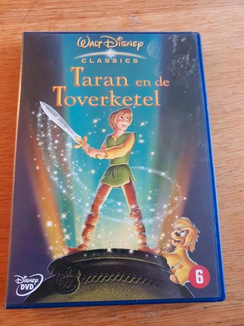 Disney taran en de toverketel, Cd's en Dvd's, Dvd's | Tekenfilms en Animatie, Zo goed als nieuw, Amerikaans, Tekenfilm, Vanaf 6 jaar