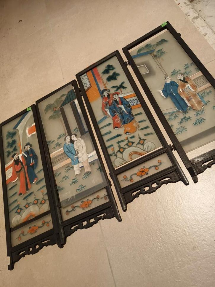 Oosterse kamerscherm decoratie, Antiek en Kunst, Kunst | Niet-Westerse kunst, Ophalen