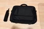 Zwarte laptoptas met veel vakken, 15,6 inch laptop, Z.G.A.N., Ophalen of Verzenden, 15 inch, Zo goed als nieuw, Schoudertas