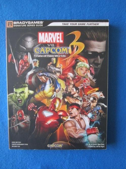 Marvel vs Capcom 3 strategy guide hintboek (PS3), Spelcomputers en Games, Games | Sony PlayStation 3, Zo goed als nieuw, Vechten