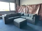 Moderne Lounge hoekbank -Donkergrijs - 2,52 x 2,52m -Vivaldi, Ophalen, 5 zitplaatsen, Gebruikt, Bank