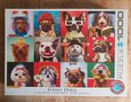 Eurographics puzzel Funny Dogs, 1000 stukjes., Ophalen of Verzenden, 500 t/m 1500 stukjes, Zo goed als nieuw, Legpuzzel