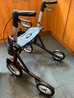 Rehasense Rollator explorer extra lang tot 200kg bruin, Ophalen, Opvouwbaar, Zo goed als nieuw