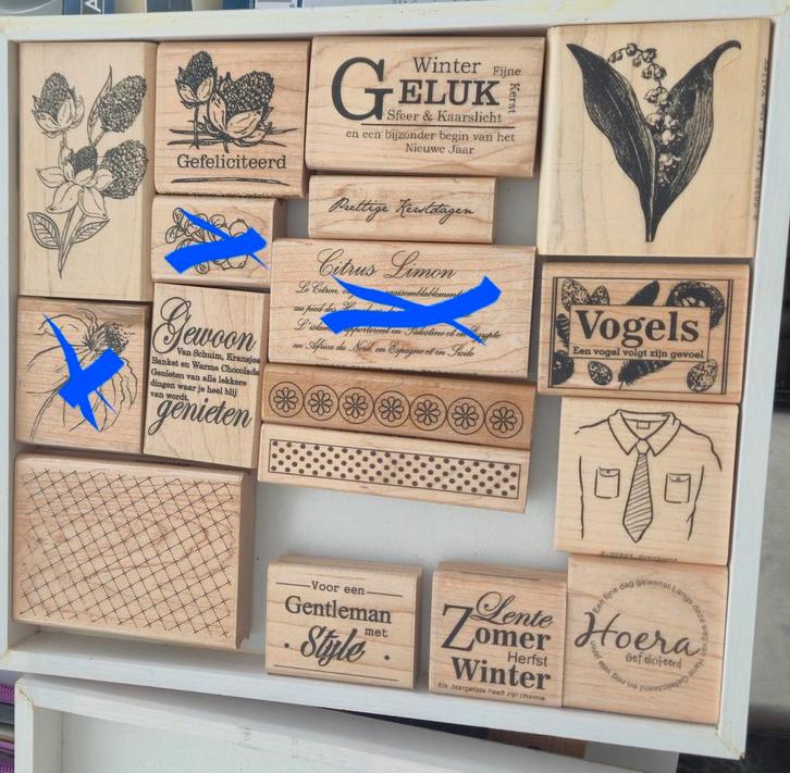 Diverse Stempels te Koop van different colors, Hobby en Vrije tijd, Stempelen, Nieuw, Houten stempel, Ophalen of Verzenden