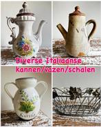 Vintage Italiaanse keramiek & landelijke accessoires div €, Ophalen of Verzenden