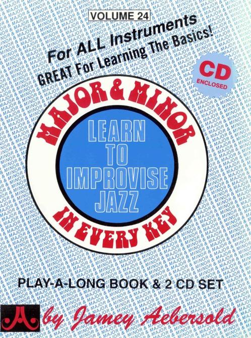 Major & Minor in every Key James Aebersold incl. CD, Muziek en Instrumenten, Bladmuziek, Nieuw, Les of Cursus, Klassiek, Drums of Percussie