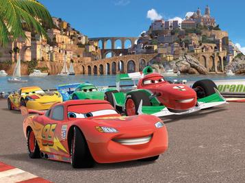 Disney Cars behang L - Italië afm 252 x 182 cm Muurdeco4kids beschikbaar voor biedingen
