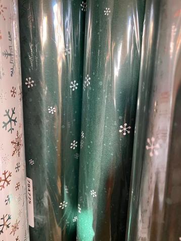 Cadeaupapier Wonderfull time Groen / rood beschikbaar voor biedingen