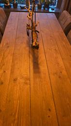 Steiger houten tafel  97x220cm, Huis en Inrichting, Tafels | Eettafels, 200 cm of meer, Zo goed als nieuw, Rechthoekig, 50 tot 100 cm