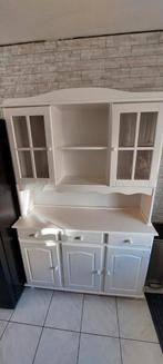 Vitrinekast -  keukebuffetkast, Ophalen, 100 tot 150 cm, Zo goed als nieuw, 150 tot 200 cm