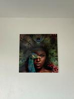 Prachtig en opvallend kunstwerk op (plexi) glas, Ophalen, 75 tot 100 cm, 75 cm of meer, Print