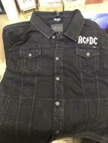 AC/DC denim jack nieuw 4xl-6xl limited edition