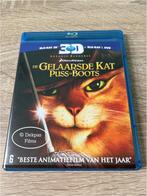 Blu-ray's + Dvd De Gelaarsde Kat - 3D + 2D Versie - 3-Disc, Ophalen of Verzenden, Zo goed als nieuw, Tekenfilms en Animatie