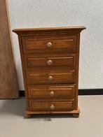 EIKEN LADEN KAST, Huis en Inrichting, Kasten | Ladekasten, 5 laden of meer, Zo goed als nieuw, Minder dan 100 cm, 25 tot 50 cm