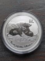 1oz lunar muis 2008, Ophalen of Verzenden, Zilver