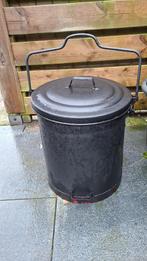 Zinken Vuilnisbak, 40 liter of meer, Ophalen, Gebruikt, Minder dan 50 cm