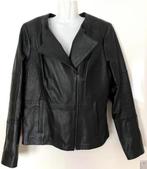 Zwart leren jasje maat 44[dmv], Kleding | Dames, Zwart, Maat 42/44 (L), Ophalen of Verzenden, Zo goed als nieuw