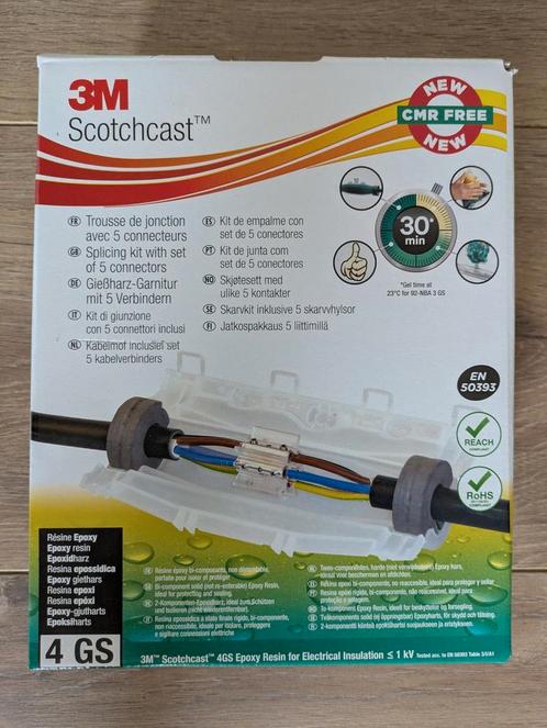 10x) 3M Scotchcast kabelverbindings-/ overgangsmof, giethars, Doe-het-zelf en Verbouw, Isolatie en Afdichting, Nieuw, Overige materialen