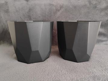 Set van 2 living black Elho bloempotten voor binnen beschikbaar voor biedingen