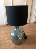 Lamp met ballon fles, Huis en Inrichting, Lampen | Tafellampen, Ophalen, Zo goed als nieuw, Minder dan 50 cm