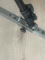 Manfrotto Statief + Balhoofd + Dolly + Extra Kop, Gebruikt, 150 tot 175 cm, Met balhoofd, Ophalen of Verzenden