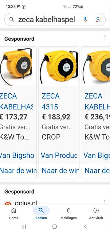 Kabelhaspel zeca beschikbaar voor biedingen