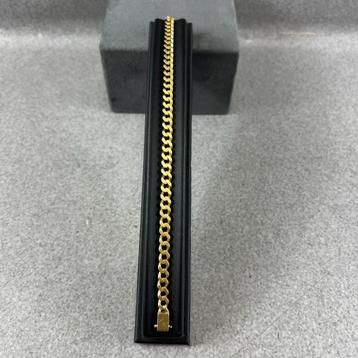 Gouden Armband | 18k | 18,34g | Gourmet | 21cm | 388651 beschikbaar voor biedingen