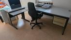 Hoekbureau met bureaustoel, Ophalen, Zo goed als nieuw