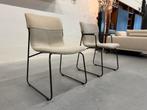 2 Nieuw Leolux Ditte eetkamerstoel loft stof design stoel, Huis en Inrichting, Stoelen, Leolux, Twee, Nieuw, Ophalen of Verzenden