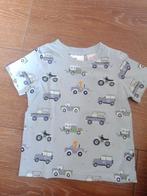 Leuk lichtblauw T-shirt maat 74 H&M met voertuigen, Kinderen en Baby's, Babykleding | Maat 74, Gebruikt, H&M, Ophalen of Verzenden