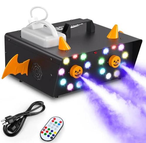 Halloween Rookmachine 1500W met draadloze afstandsbediening, Muziek en Instrumenten, Licht en Laser, Nieuw, Rookmachine, Geluidgestuurd