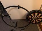 ZGAN dartbord + Led Ring, Ophalen, Zo goed als nieuw, Dartbord