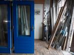 buitendeur met dubbelglas  78 x 201  83x211, Doe-het-zelf en Verbouw, Deuren en Horren, Ophalen, Gebruikt, Buitendeur, 200 tot 215 cm
