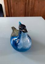 Iittala Vogel - Oiva Toikka 1999 - blauw groen lichtblauw, Antiek en Kunst, Ophalen of Verzenden