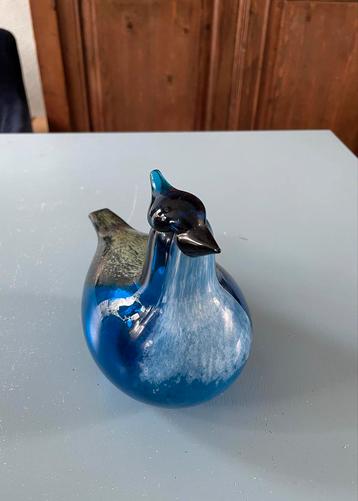 Iittala Vogel - Oiva Toikka 1999 - blauw groen lichtblauw beschikbaar voor biedingen