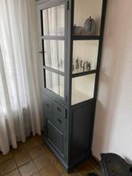 Vitrine kast, Huis en Inrichting, Kasten | Vitrinekasten, Ophalen, 50 tot 100 cm, Zo goed als nieuw, 150 tot 200 cm