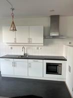 Keuken, Werkbla afzuigkap oven vaatwasser inductiekookplaat., Huis en Inrichting, Ophalen, Gebruikt, Wit, Hoekkeuken