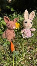 Amigurumi konijntjes, Hobby en Vrije tijd, Breien en Haken, Ophalen of Verzenden, Nieuw, Haken, Wol of Garen