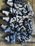 PVC moffen, bochten en klemmen - Diverse maten, Doe-het-zelf en Verbouw, Buizen en Afvoer, Ophalen, Afvoer, Gebruikt, Pvc