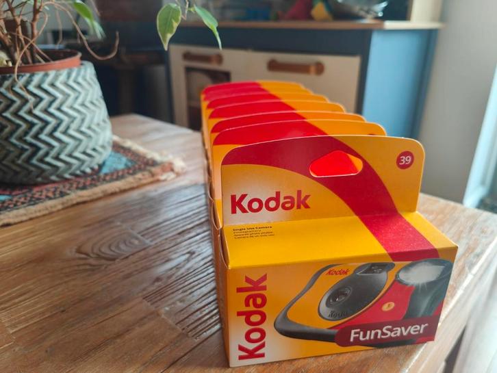 5 Kodak Wegwerpcamera's met Flits - 39 opnames, Audio, Tv en Foto, Fotocamera's Analoog, Nieuw, Compact, Kodak, Ophalen of Verzenden