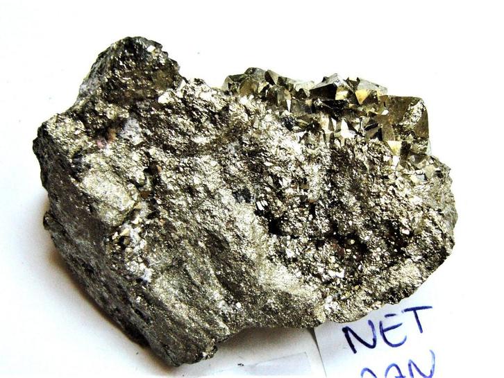 pyriet 114 gram Grote piriet cluster fools gold idioten goud, Verzamelen, Mineralen en Fossielen, Mineraal, Ophalen of Verzenden