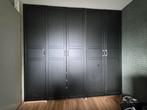 Pax kleding kast zwart met hout 2x100cm 1x50cm, Huis en Inrichting, Kasten | Kledingkasten, Ophalen, 200 cm of meer, 50 tot 75 cm