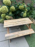 Kinder picknick tafel, Ophalen, Zo goed als nieuw, Rechthoekig, Hout