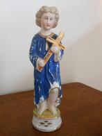 porseleinen beeldje kindje Jezus met kruis., Ophalen of Verzenden