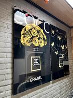 glas paneel Coco Chanel, Huis en Inrichting, Woonaccessoires | Schilderijen, Tekeningen en Foto's, Nieuw, 75 tot 100 cm, Foto of Poster
