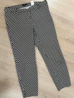 Broek HM print zwart creme maat 42, Zwart, Maat 42/44 (L), Ophalen of Verzenden, Zo goed als nieuw