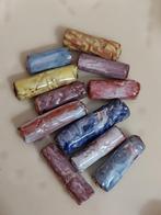 Mix van verschillende kleuren bewerkte buis tussenkralen, Hobby en Vrije tijd, Kralen en Sieraden maken, Verzenden, Nieuw, Tussenstuk of Tussenkraal