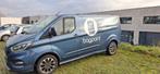 Ford Transit Custom GB 2.0 Tdci 170PK 310 L2h1 2019, Auto's, 1995 cc, Zwart, 4 cilinders, 14 km/l