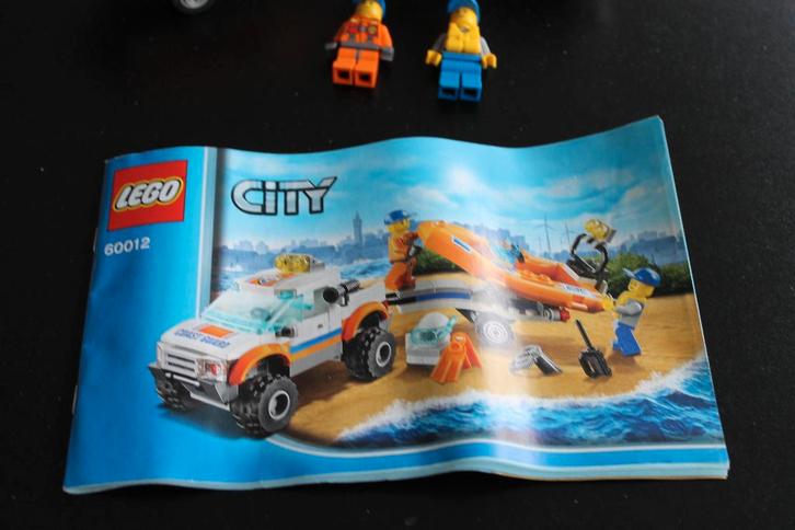 lego city coastguard reddingsbrigade met boot 60012, Kinderen en Baby's, Speelgoed | Duplo en Lego, Zo goed als nieuw, Lego, Complete set